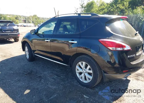 2012 Nissan Murano Sl from USA, damaged, VIN JN8AZ1MW8CW213119